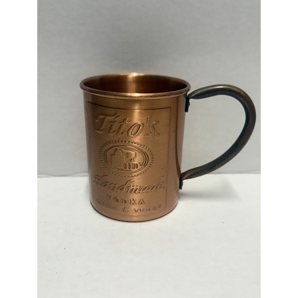 Tito's Handmade Vodka Solid Copper Moscow Mule Mug